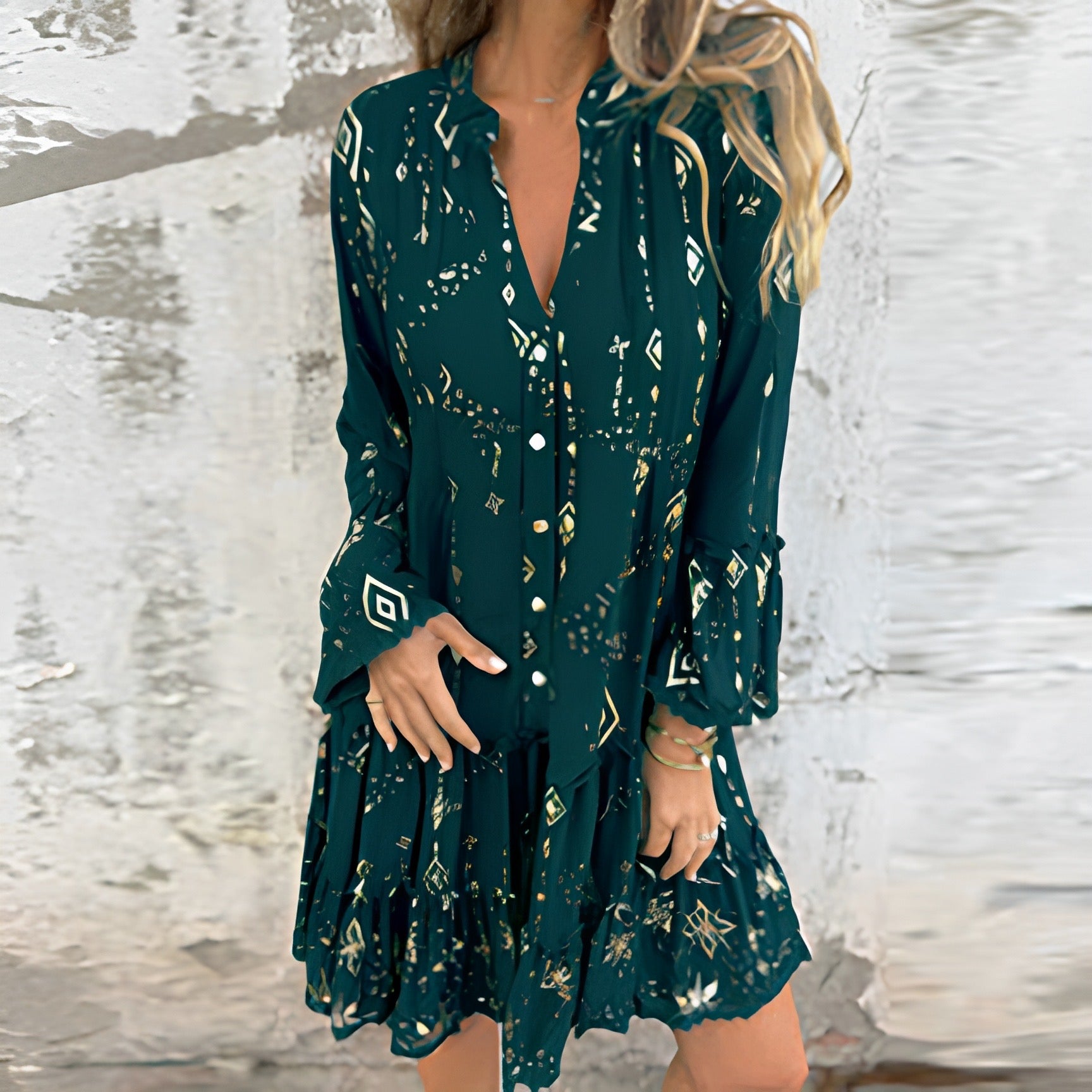 Vestido Adriana - Seu must-have em linho 2025 (tendência havaiana)