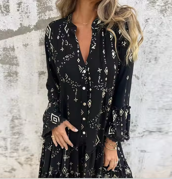 Vestido Adriana - Seu must-have em linho 2025 (tendência havaiana)