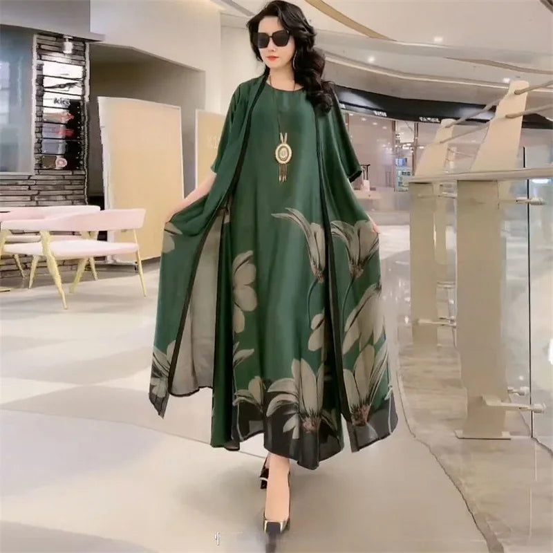 Conjunto Cibeli - Novo must-have cardigan + vestido (tendência francesa)
