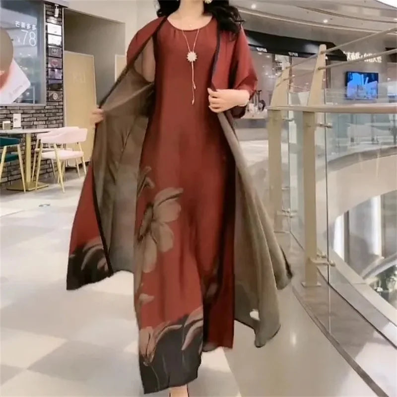 Conjunto Cibeli - Novo must-have cardigan + vestido (tendência francesa)