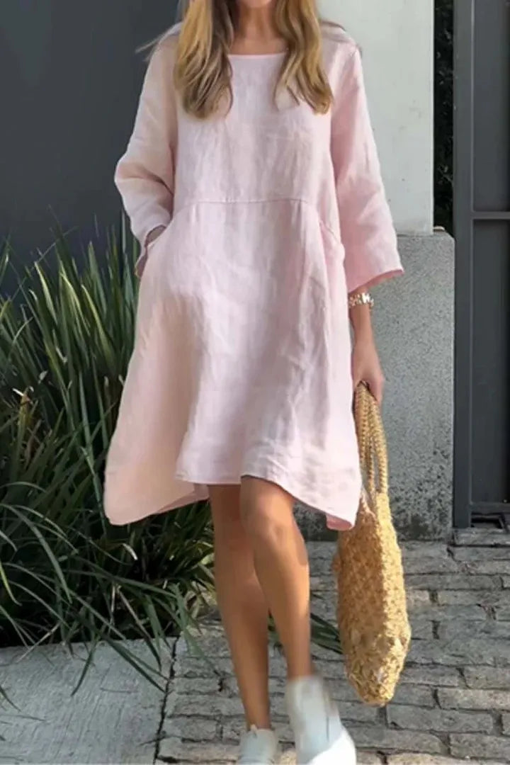 Vestido Milena - O queridinho das it girls em linho (tendência grega)