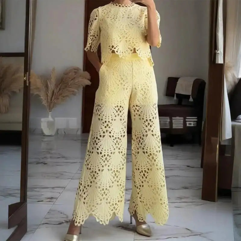 Conjunto Amara - O bordado preferido das trendsetters (tendência americana)