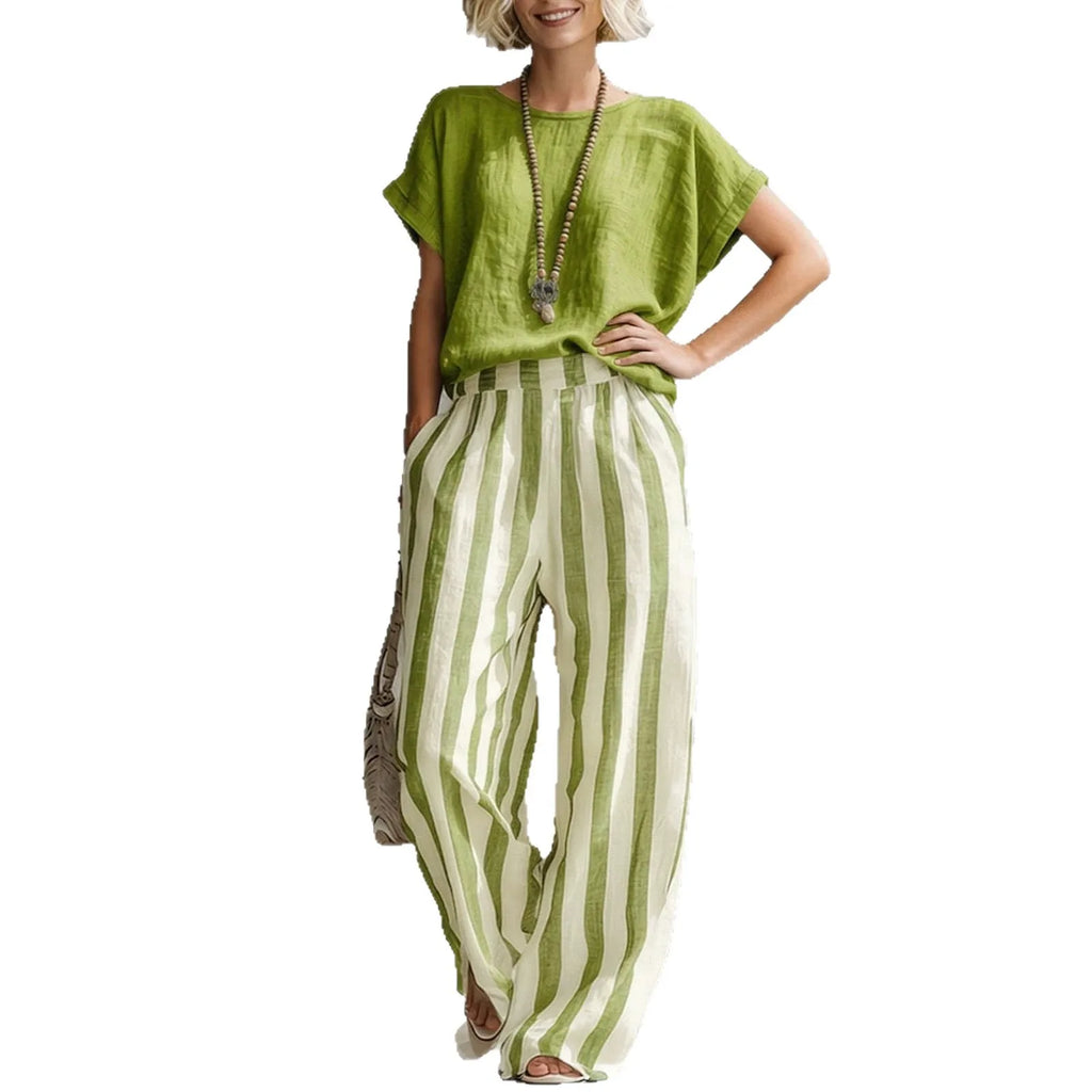 Conjunto Analu - O casual chic mais desejado pelas style mavens (tendência grega)