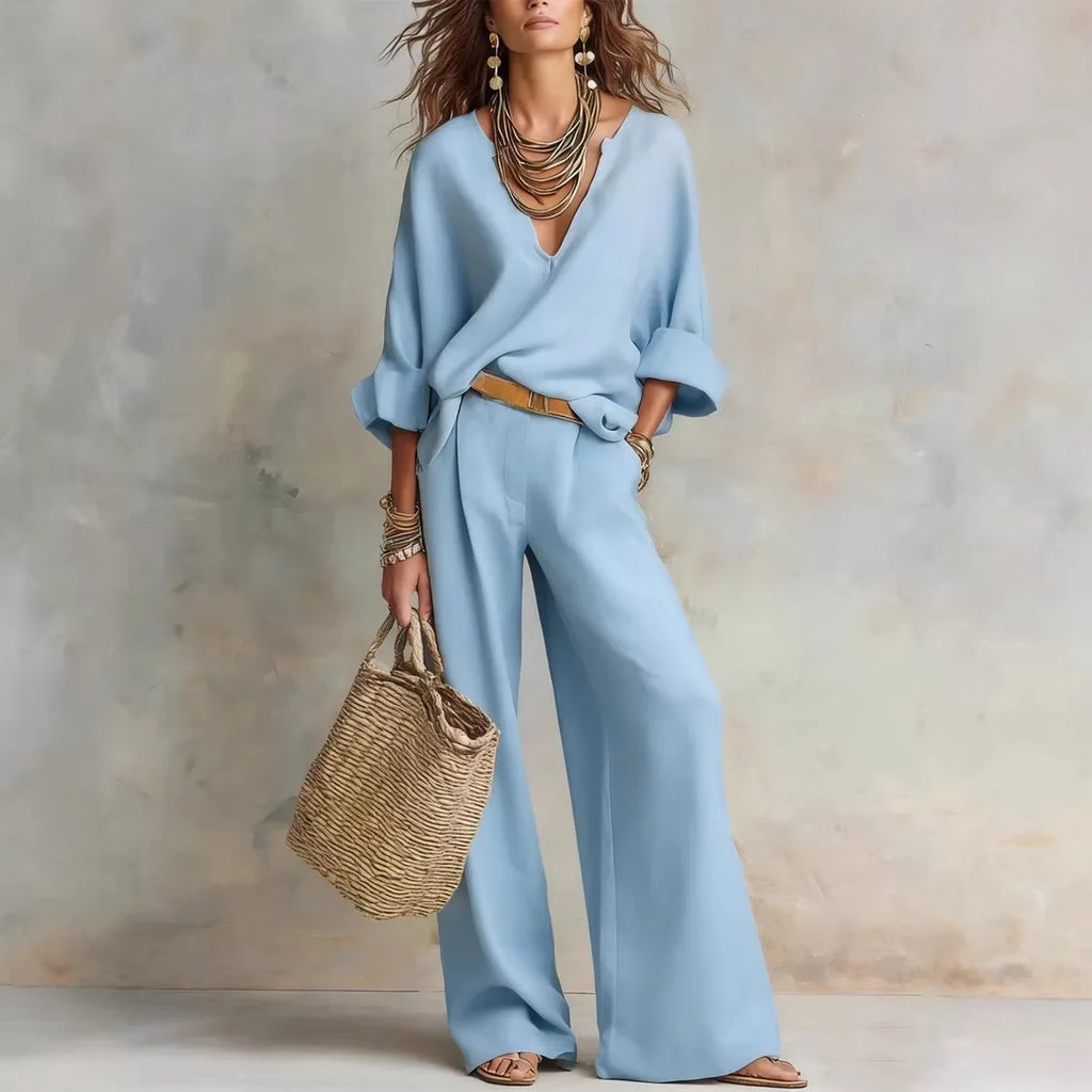 Conjunto Margot - O linho preferido das style queens (tendência grega)