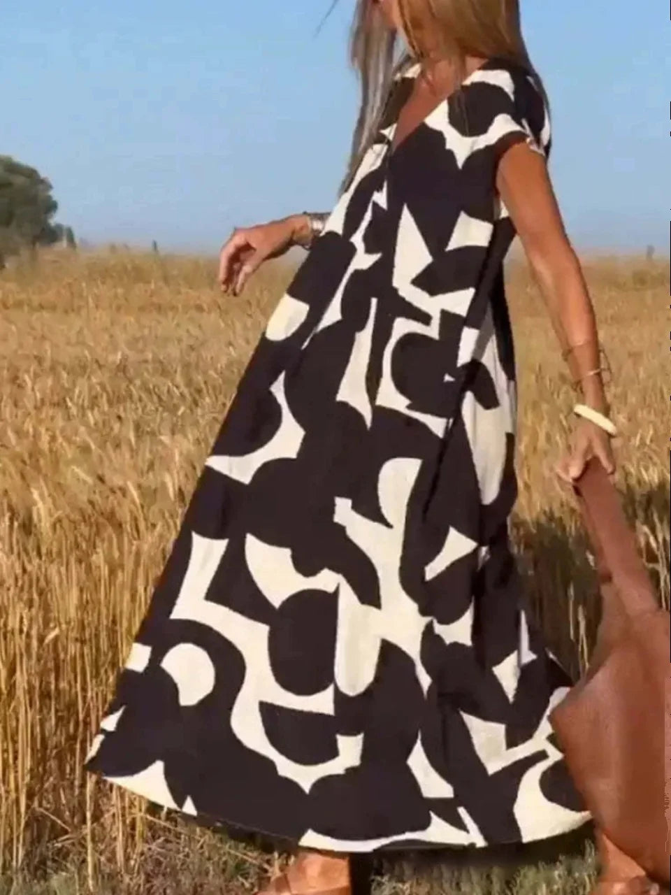 Vestido Marieta - Casual solto must-have para esse verão 2025 (tendência espanhola)
