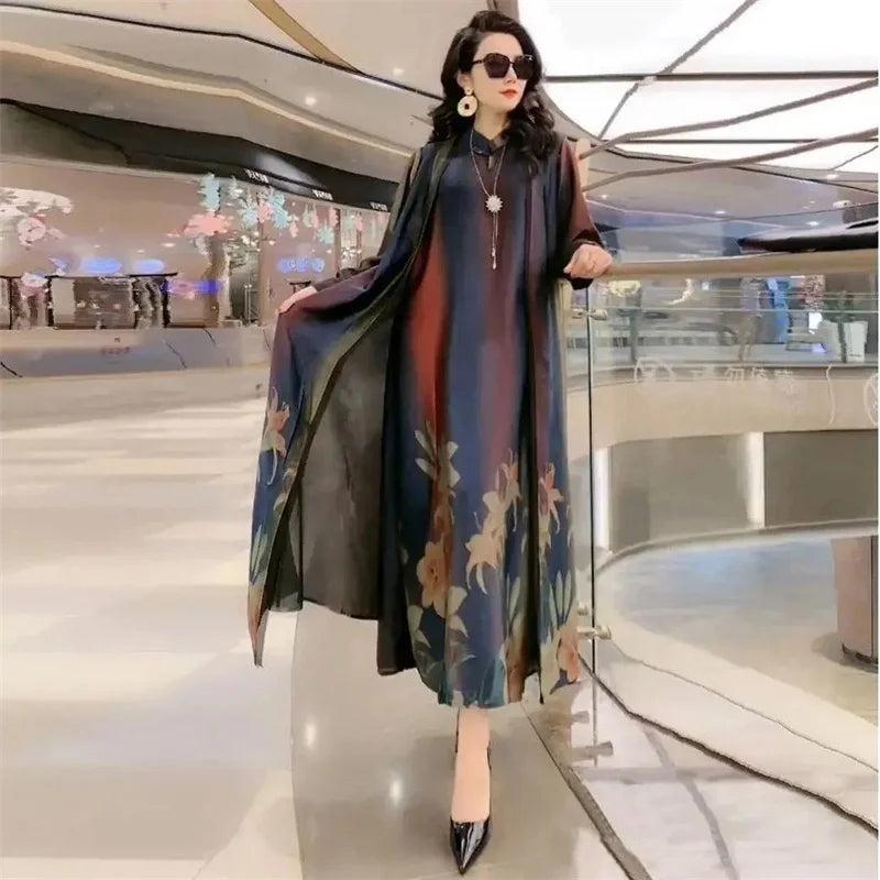 Conjunto Cibeli - Novo must-have cardigan + vestido (tendência francesa)