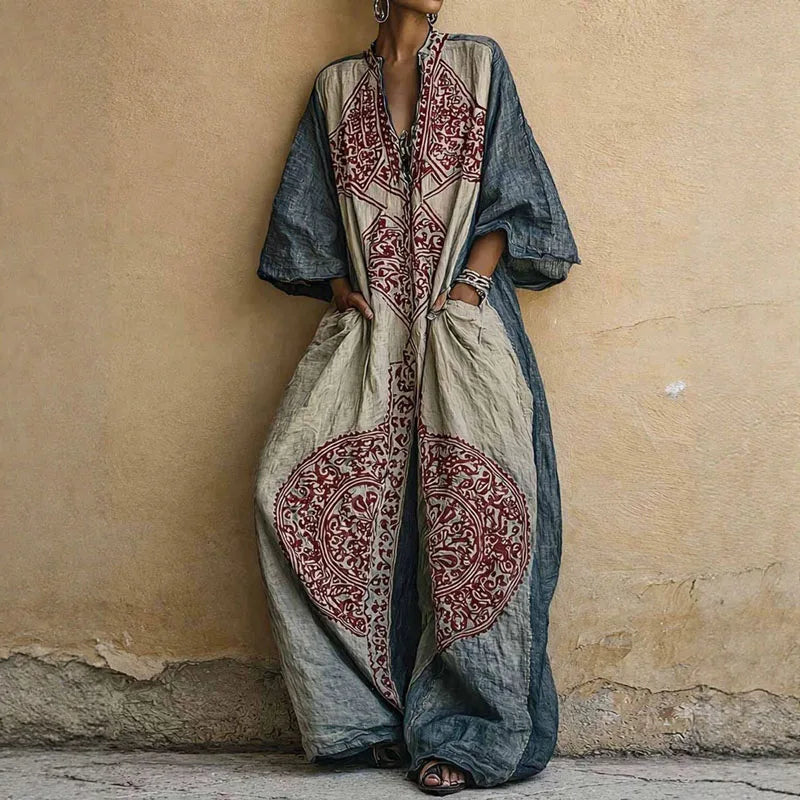 Macacão Deise - O boho vintage preferido das style mavens (tendência grega)