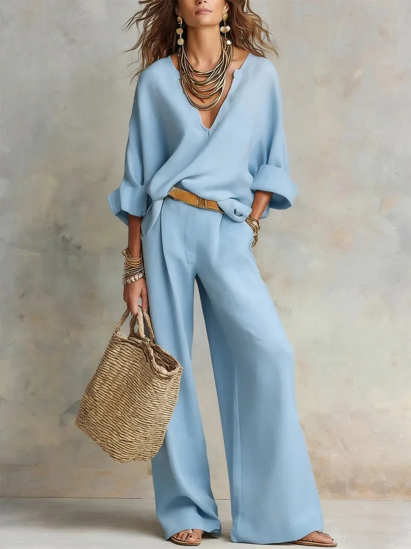 Conjunto Margot - O linho preferido das style queens (tendência grega)