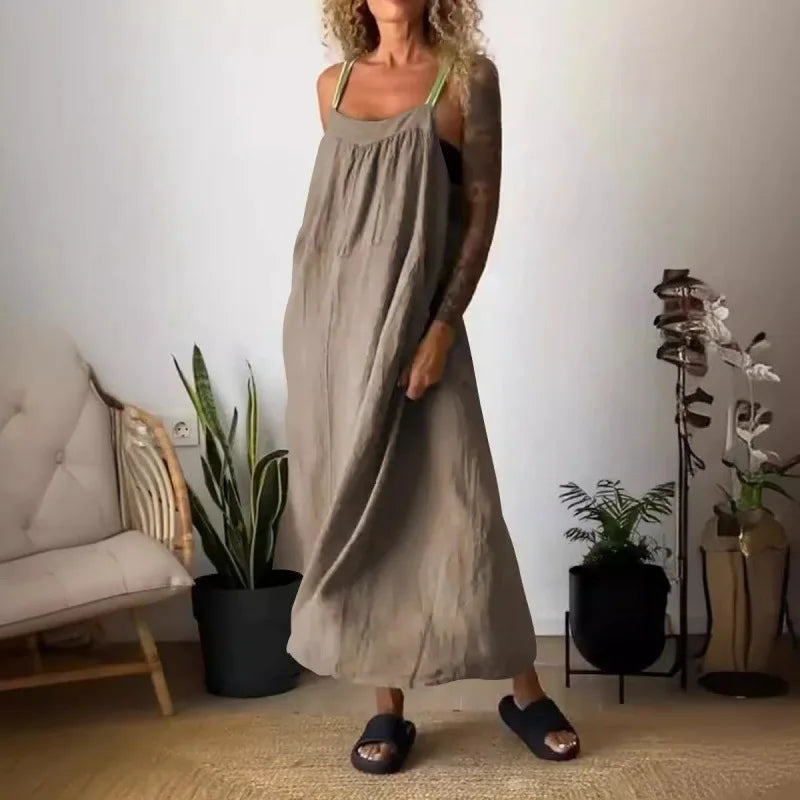 Vestido Carmem - O linho must-have das trendsetters (tendência grega)