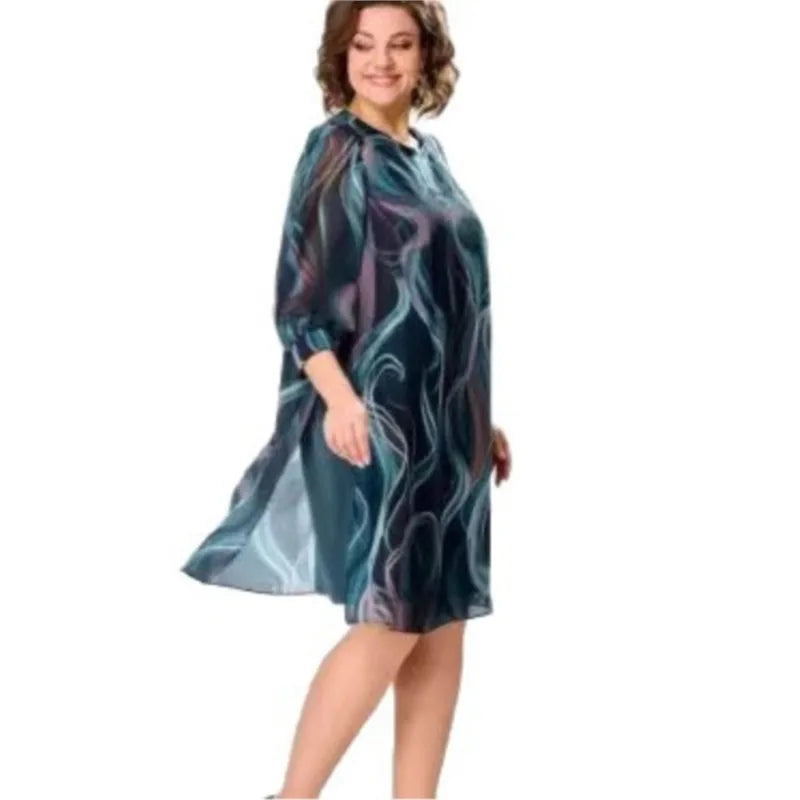 Vestido Vera - Seu wardrobe essential em chiffon (tendência Italiana)