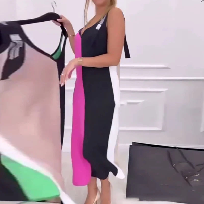 Vestido Gabriela - Dual color queridinho das style mavens (tendência americana)