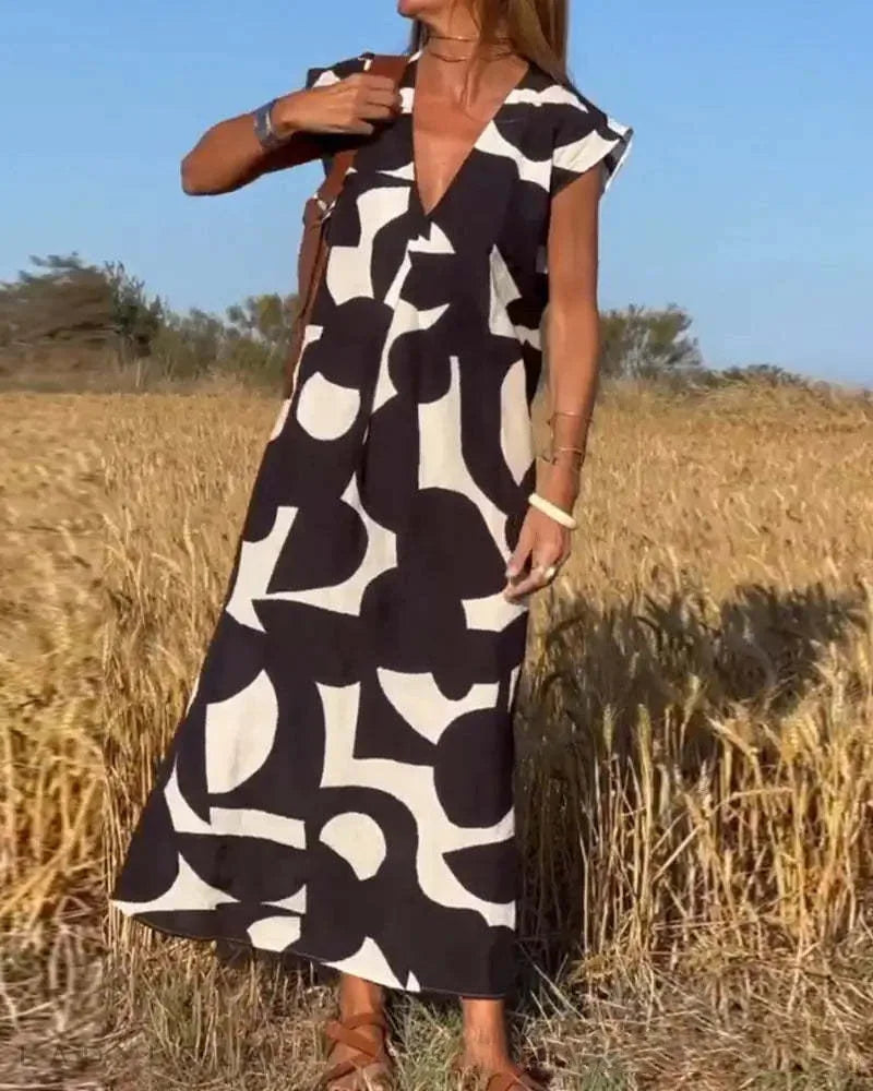 Vestido Marieta - Casual solto must-have para esse verão 2025 (tendência espanhola)