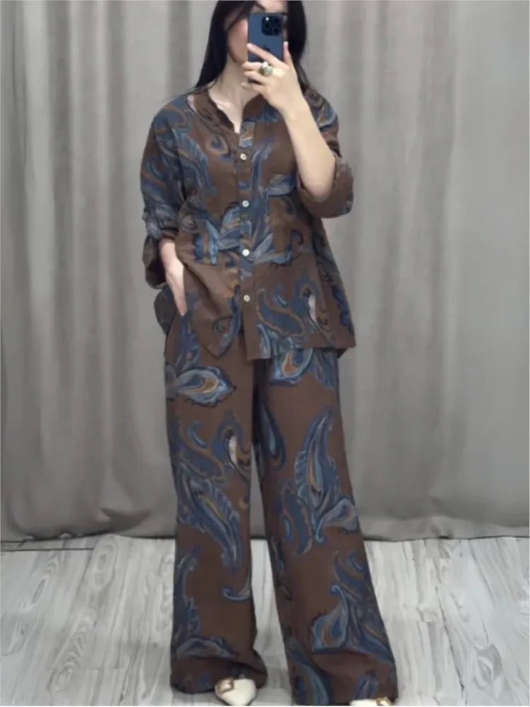 Conjunto Alessia - O mais amado pelas trendsetters em linho (tendência grega)