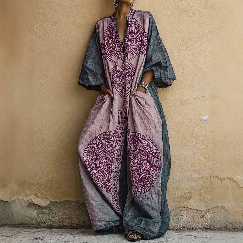Macacão Deise - O boho vintage preferido das style mavens (tendência grega)