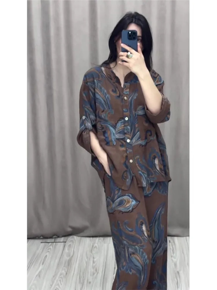 Conjunto Alessia - O mais amado pelas trendsetters em linho (tendência grega)