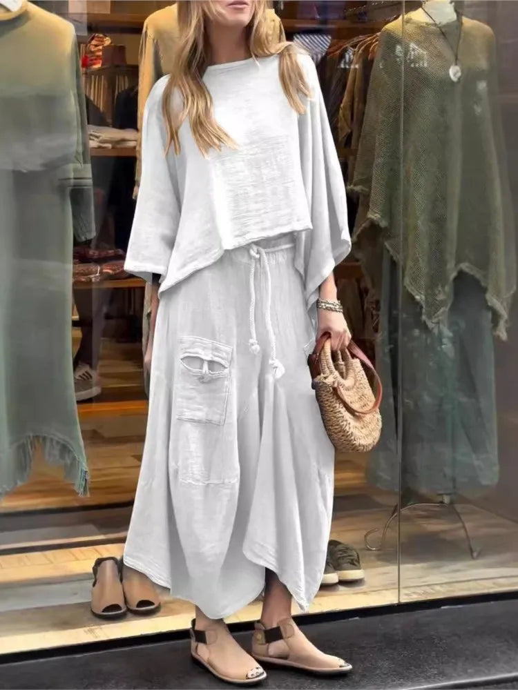 Conjunto Jamile - Must-have em linho Lisavi (tendência belga)