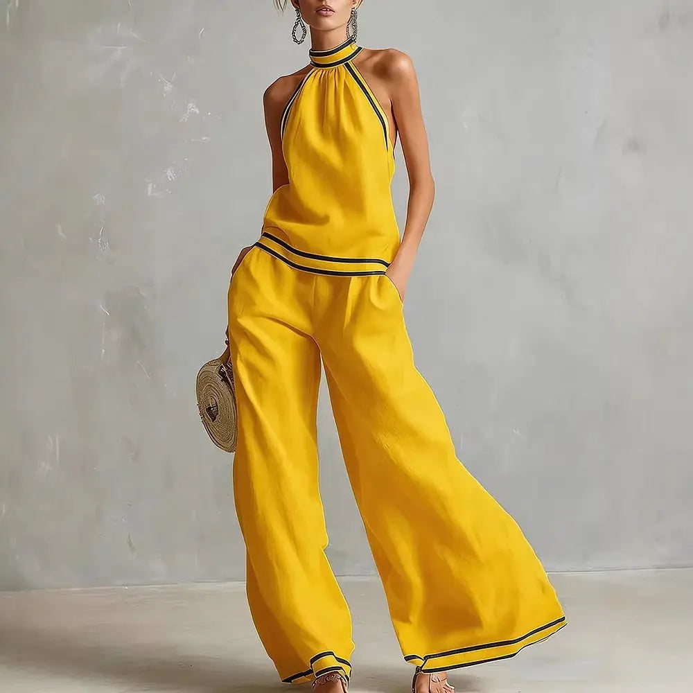 Conjunto Eva - O mais desejado pelas trendsetters em linho (tendência grega)