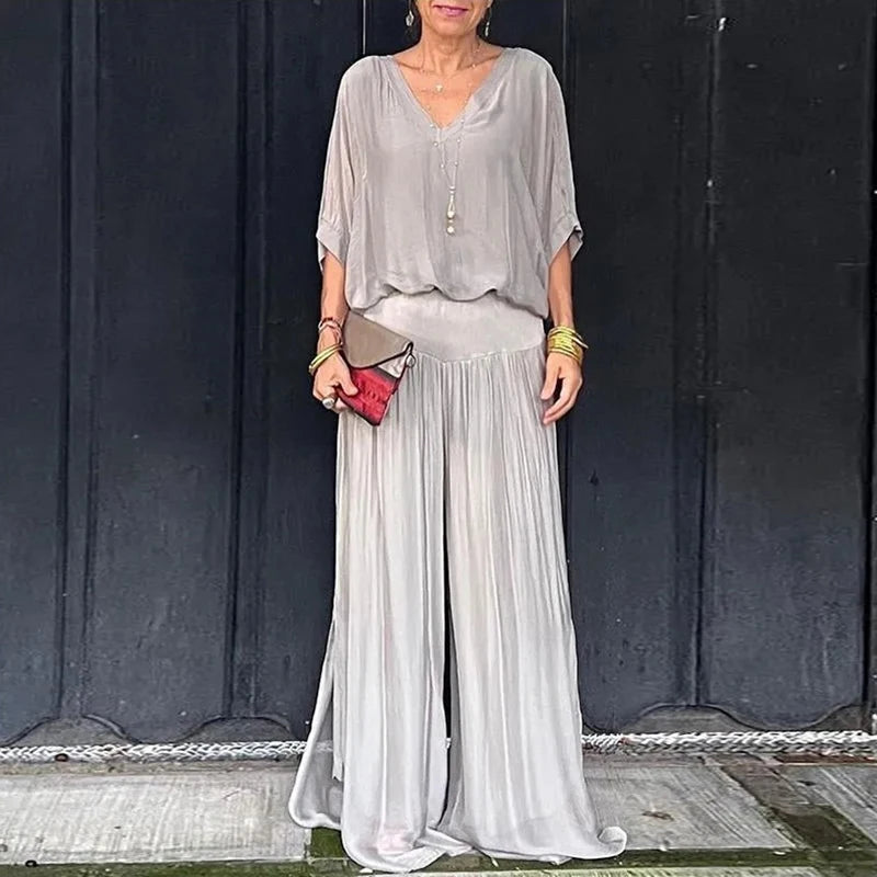 Conjunto Lumena - Pura elegância em chiffon (tendência francesa)
