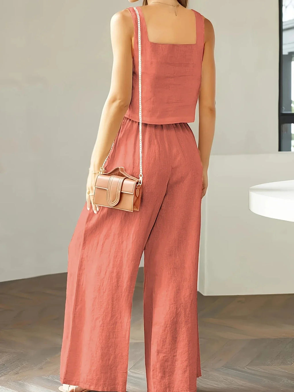 Conjunto Sinca - Minimalista Solto de Linho Elegante