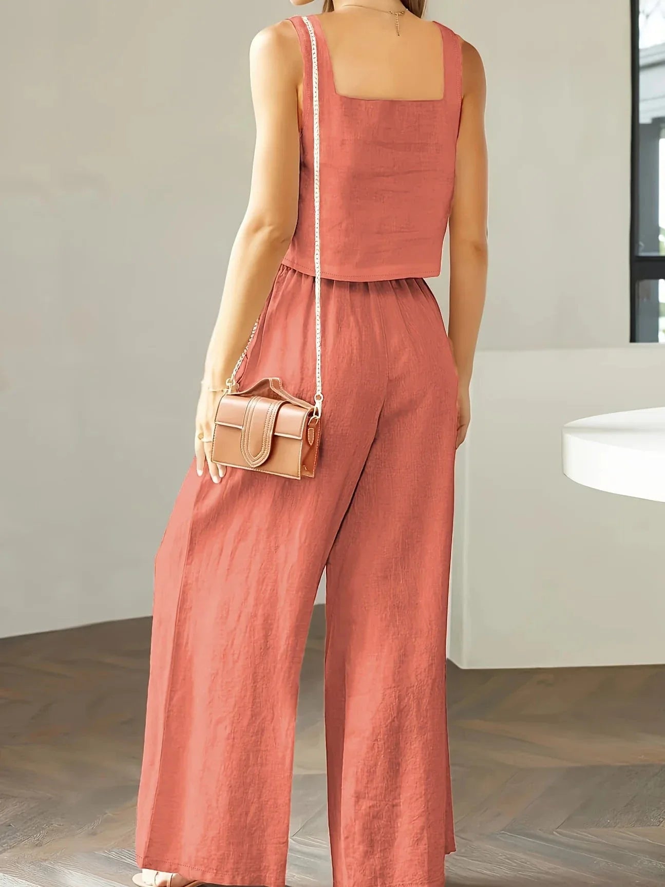 Conjunto Sinca - Minimalista Solto de Linho Elegante