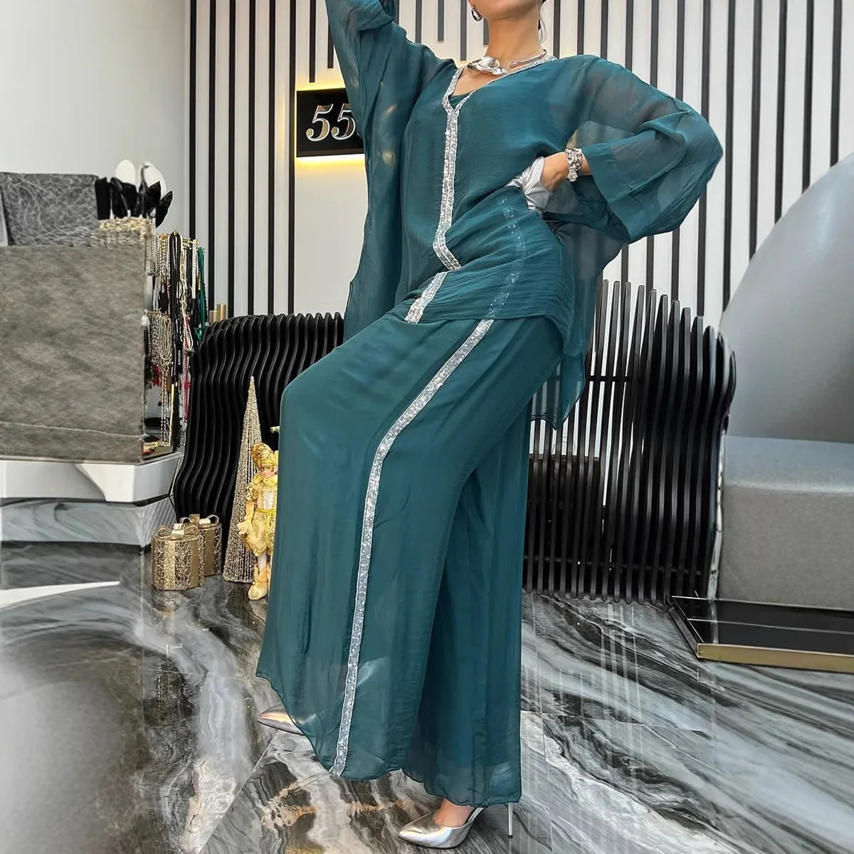 Conjunto Betânia - Casual chic querido das style mavens (tendência italiana)