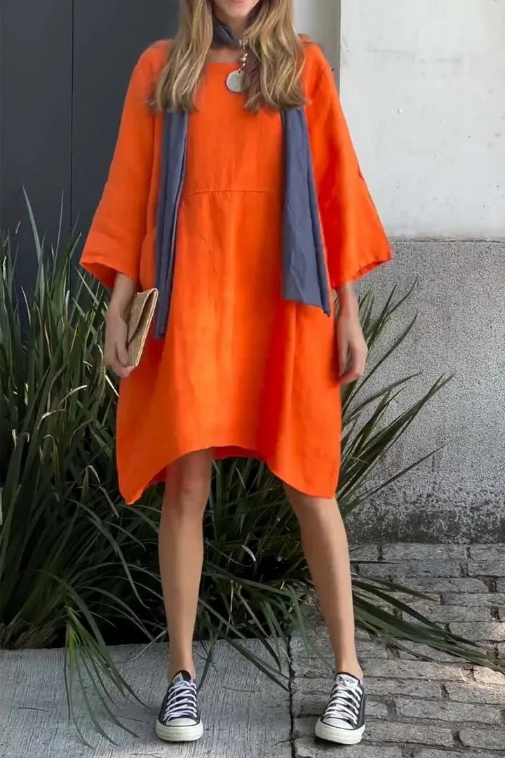 Vestido Milena - O queridinho das it girls em linho (tendência grega)