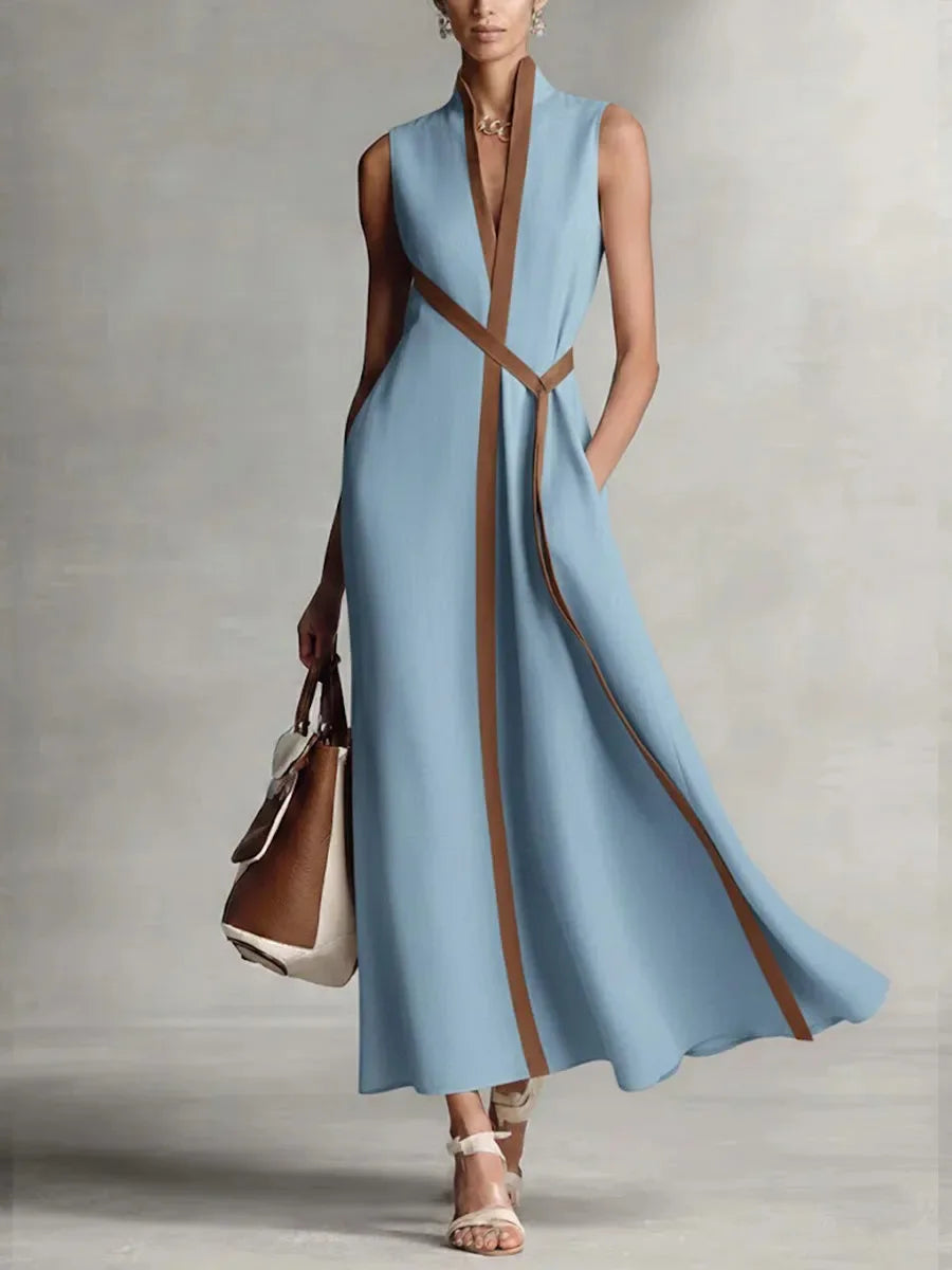 Vestido Leonor - Seu top choice em linho high quality (tendência grega)
