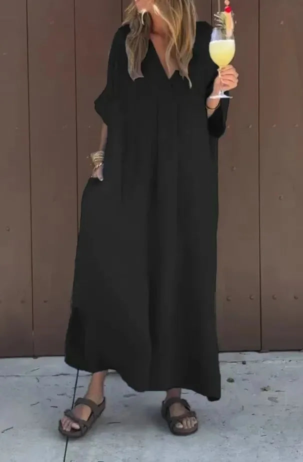 Vestido Conceição - O must-have em linho premium (tendência grega)