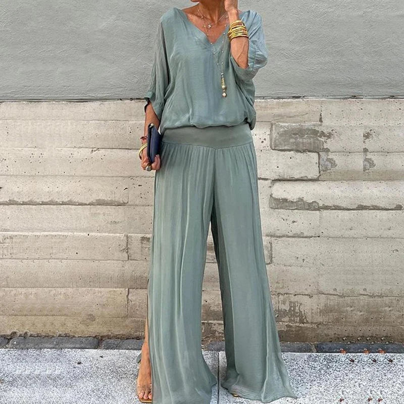 Conjunto Lumena - Pura elegância em chiffon (tendência francesa)