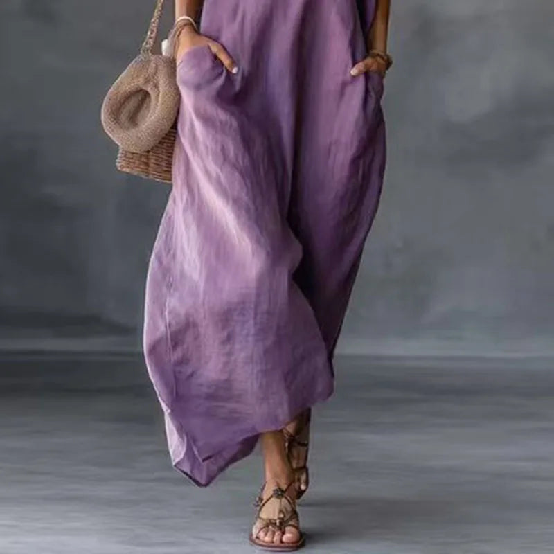 Vestido Gwen - O Linho mais desejado para esse verão 2026 (tendência grega)