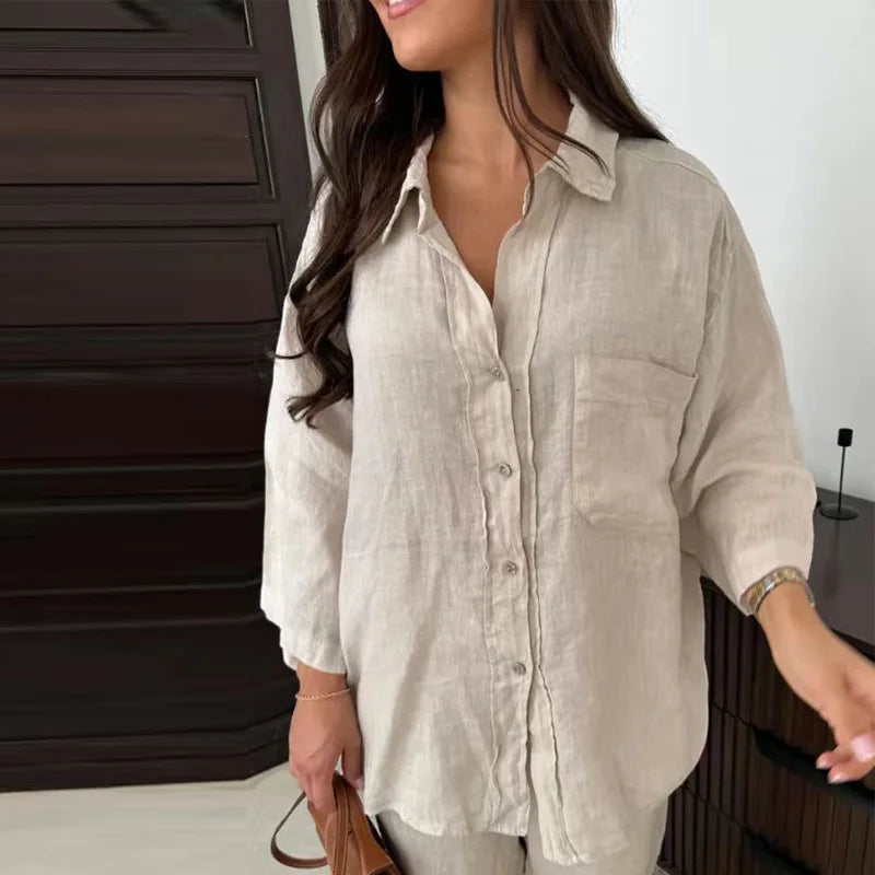 Conjunto Kintana - Tendência do Verão Finlandês (linho)