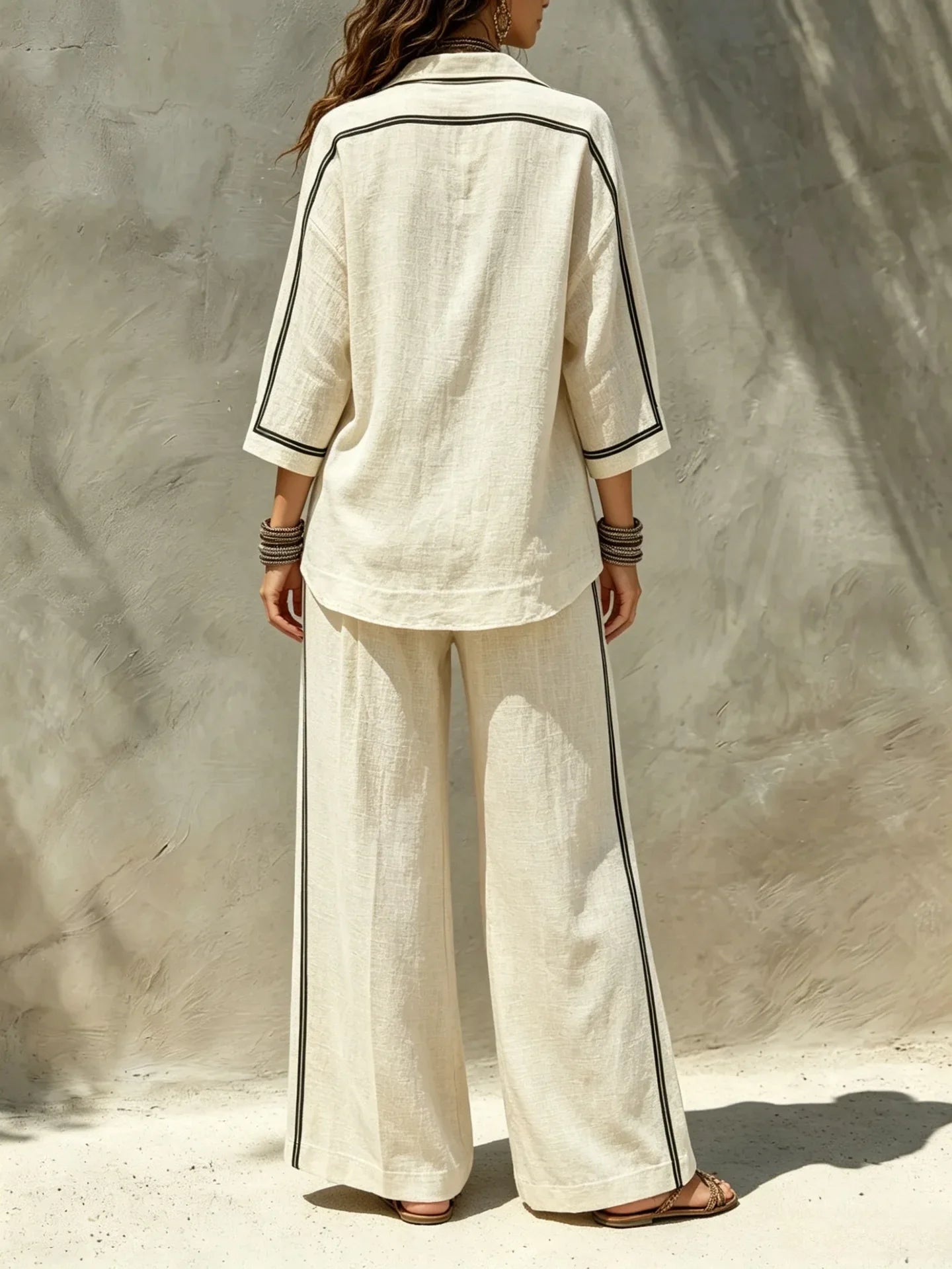 Conjunto Lennon - O linho preferido das trendsetters gregas