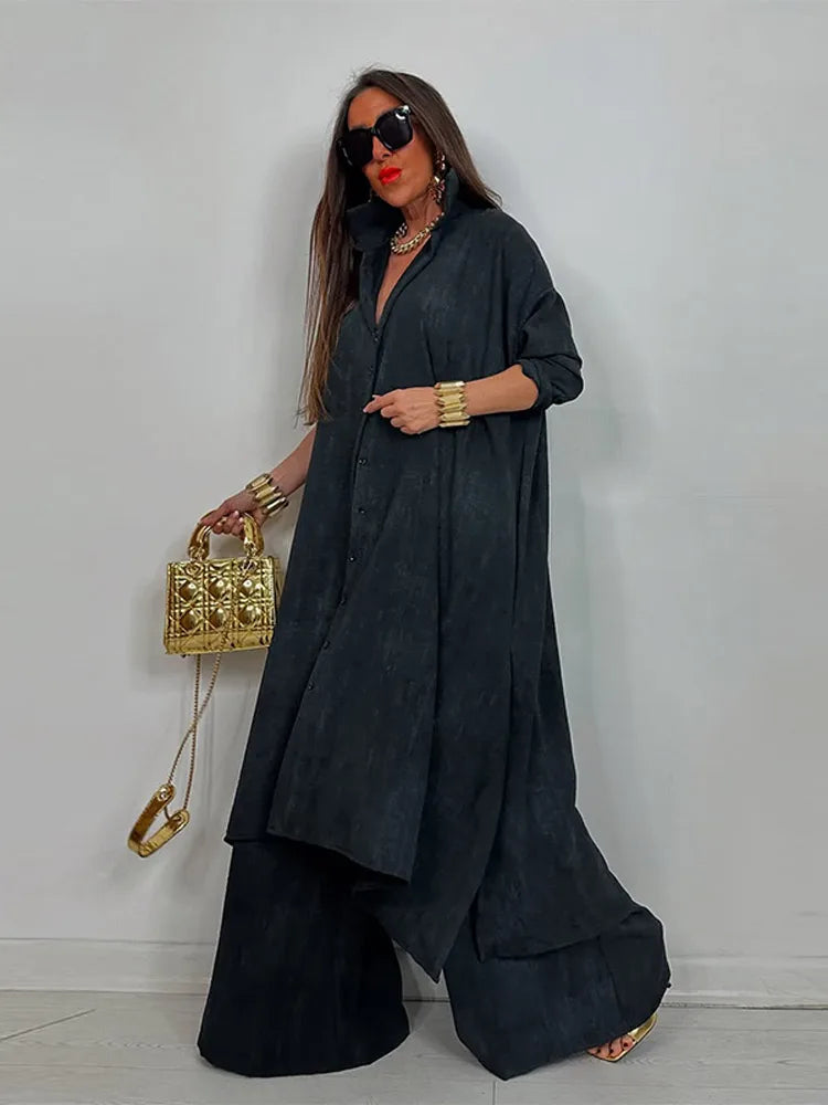 Conjunto Maria Madalena - Alto poder em linho (tendência francesa 2025)