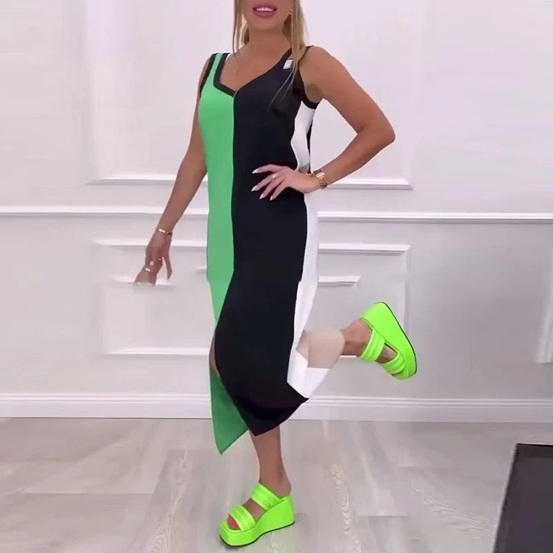 Vestido Gabriela - Dual color queridinho das style mavens (tendência americana)