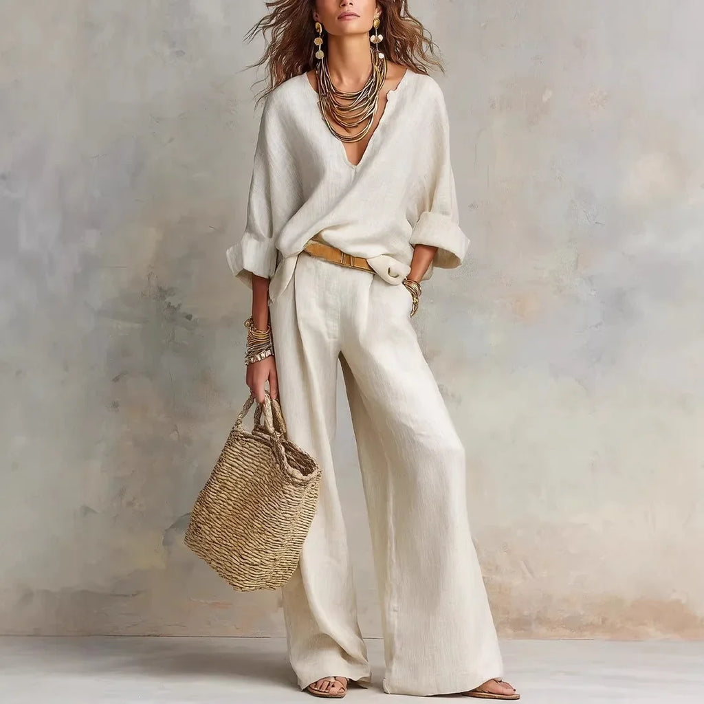 Conjunto Margot - O linho preferido das style queens (tendência grega)