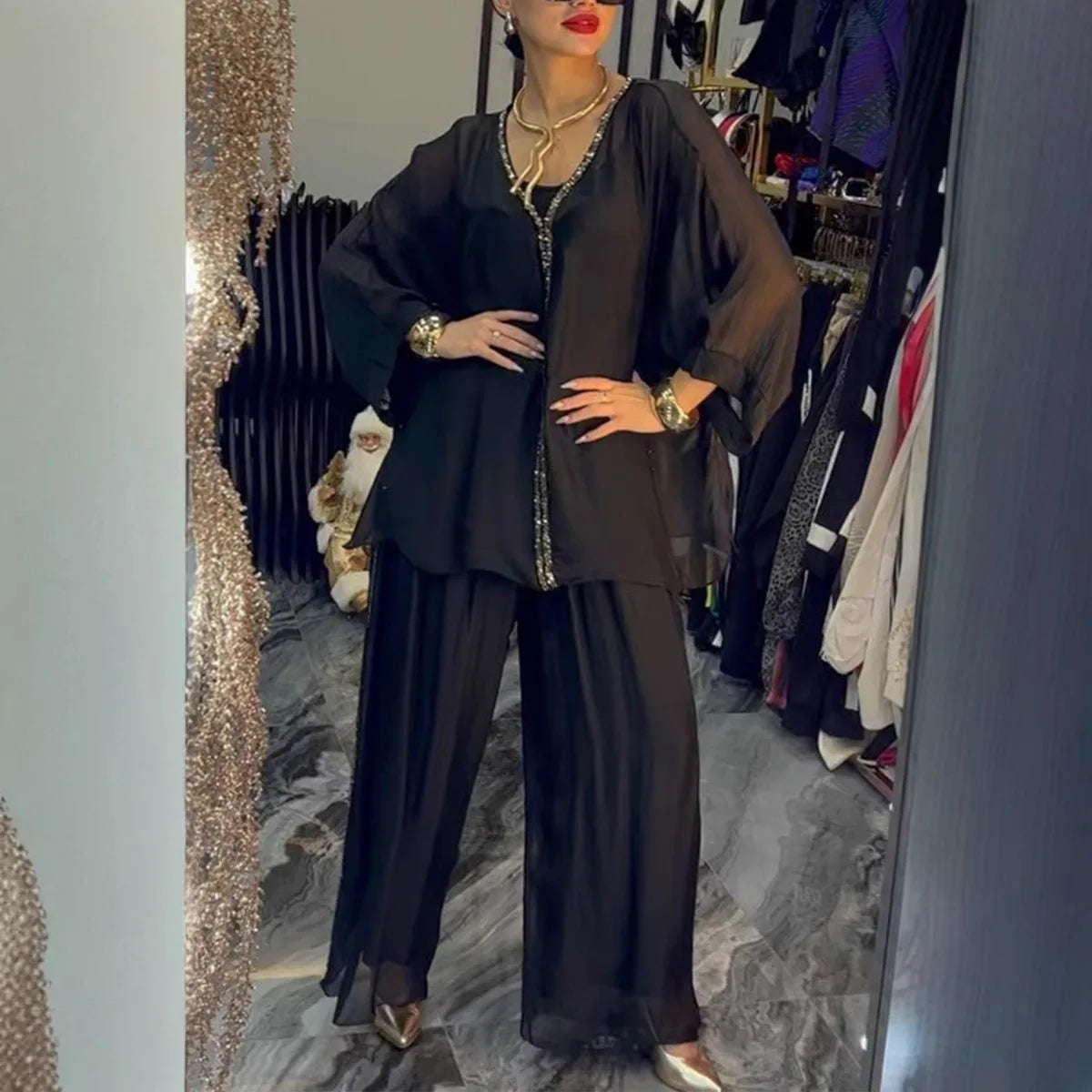 Conjunto Betânia - Casual chic querido das style mavens (tendência italiana)