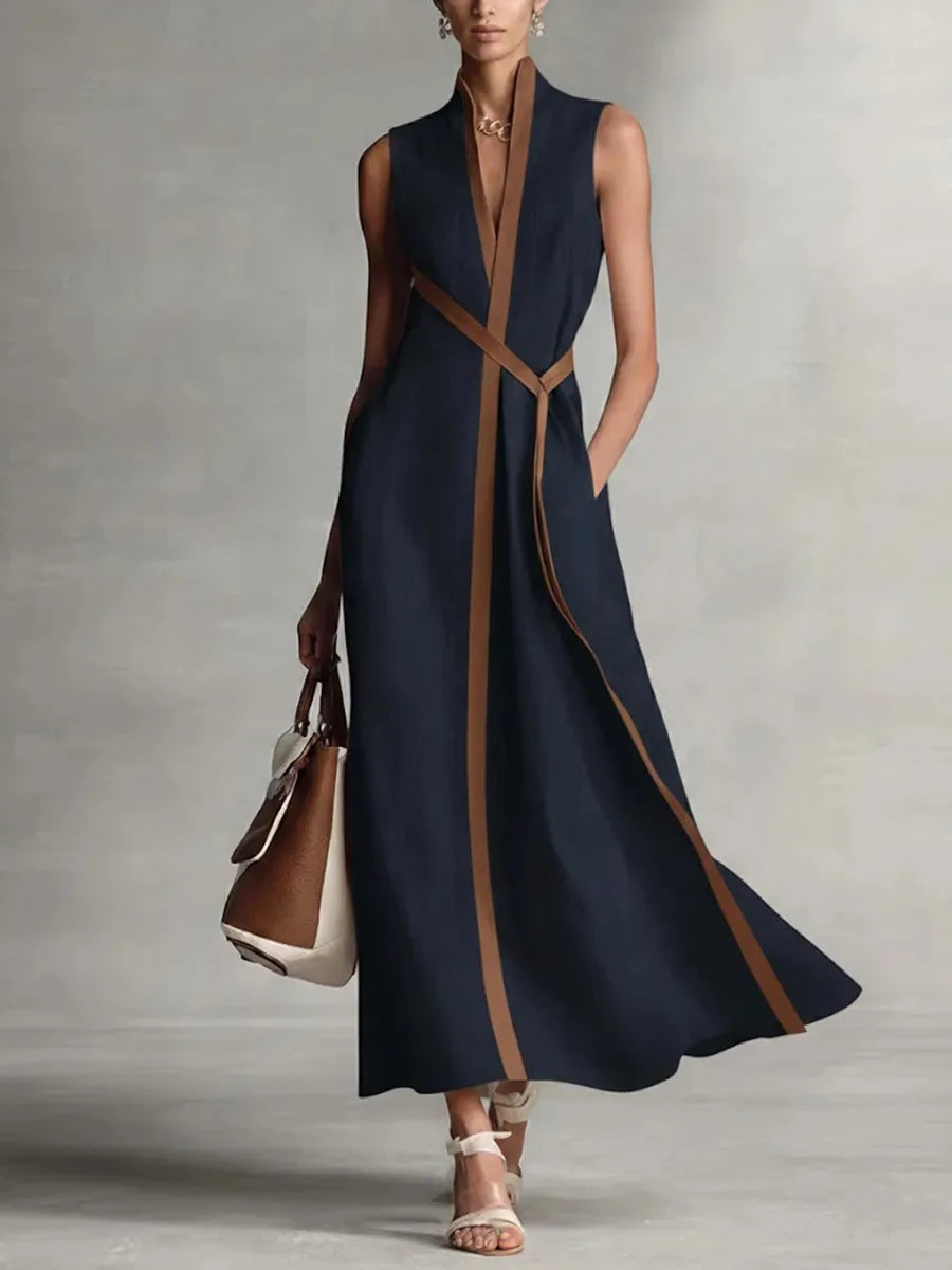 Vestido Leonor - Seu top choice em linho high quality (tendência grega)