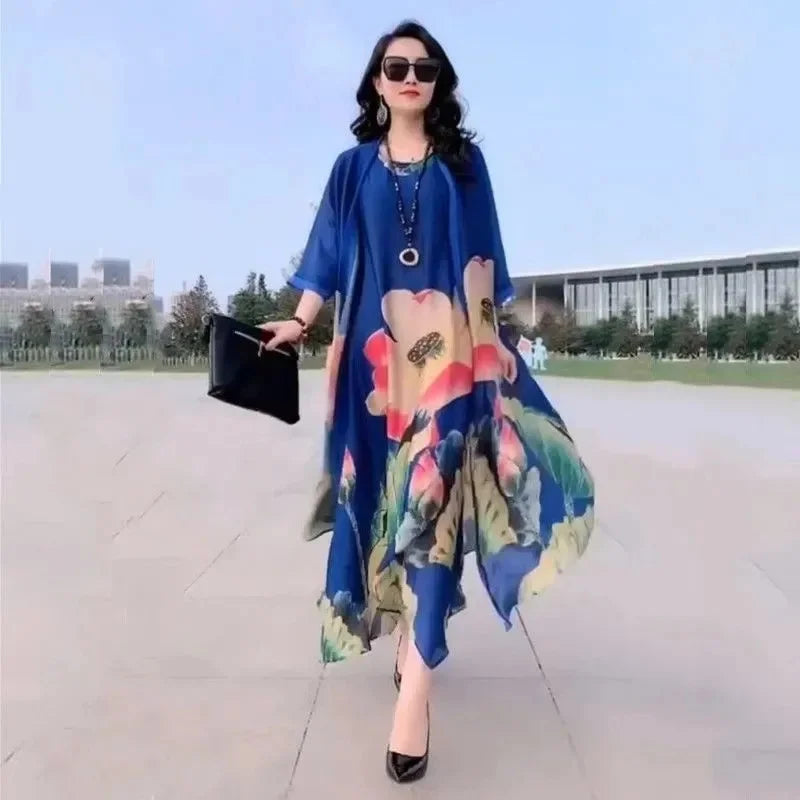 Conjunto Cibeli - Novo must-have cardigan + vestido (tendência francesa)