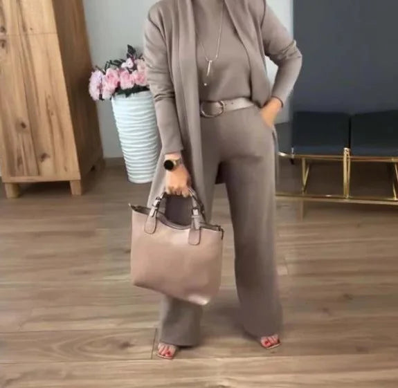 Conjunto Lilian - O must-have de 3 peças para o outono inverno 2026 (tendência americana)
