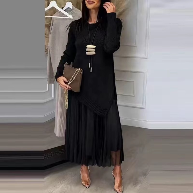 Conjunto Flora - Vestido + blusa em alta para o inverno 2026 (tendência francesa)