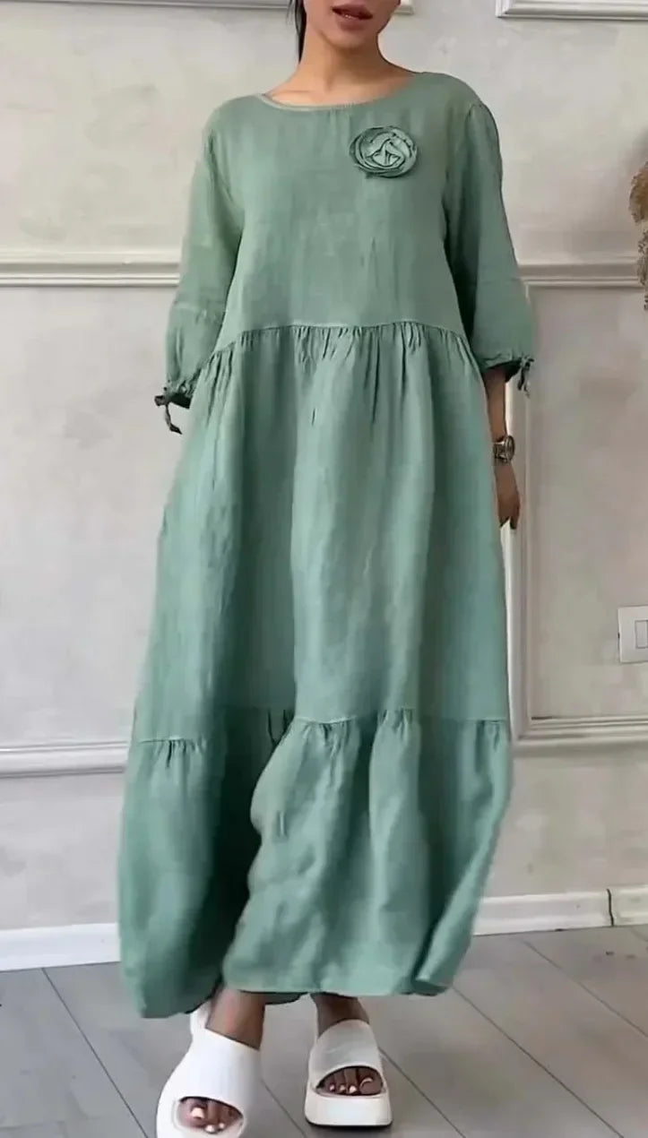Vestido Rubia - Seu queridinho em linho (tendência italiana)