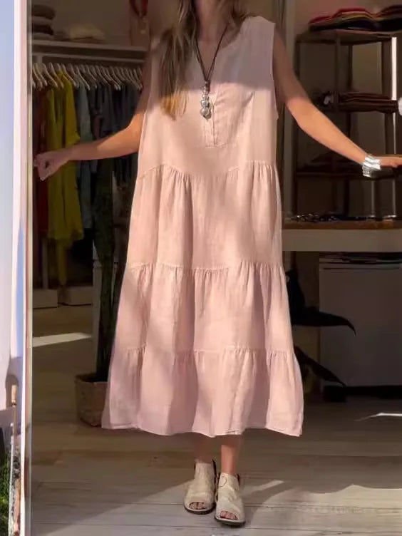 Vestido Luna - Tendência americana em linho (queridinho das it girls)