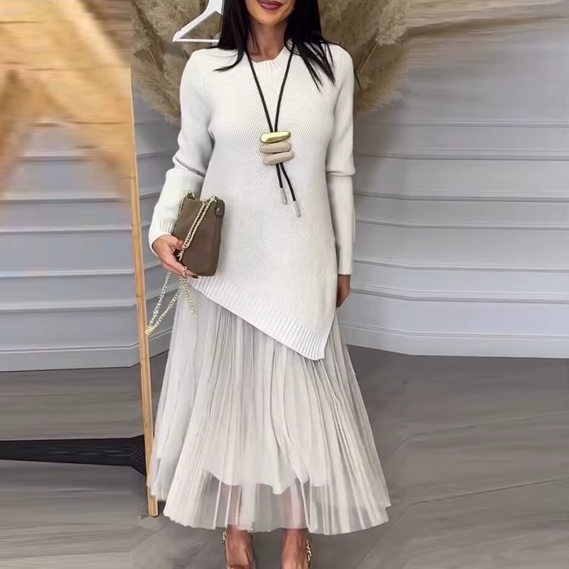 Conjunto Flora - Vestido + blusa em alta para o inverno 2026 (tendência francesa)