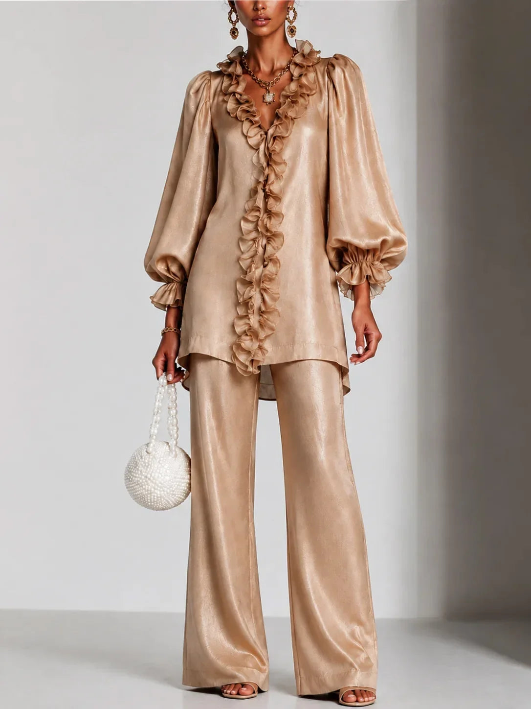 Conjunto Nerina - O cetim mais desejado pelas style mavens europeiras