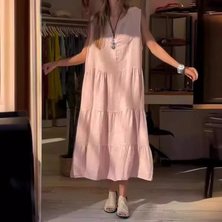 Vestido Luna - Tendência americana em linho (queridinho das it girls)