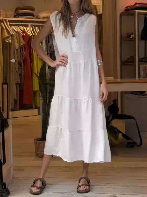 Vestido Luna - Tendência americana em linho (queridinho das it girls)