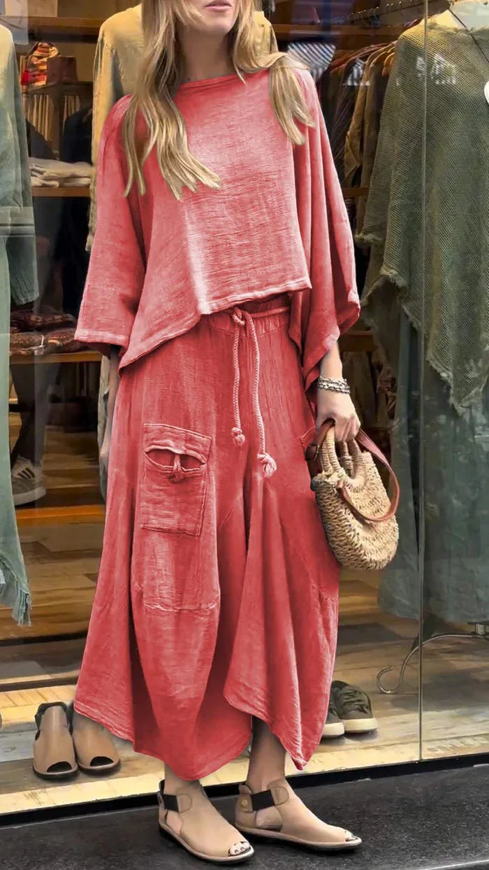 Conjunto Jamile - Must-have em linho Lisavi (tendência belga)