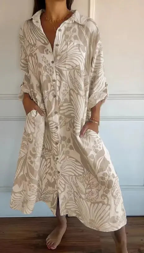 Vestido Verena - O seu must-have para o verão 2026 (tendência grega)