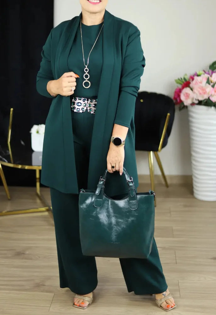 Conjunto Lilian - O must-have de 3 peças para o outono inverno 2026 (tendência americana)