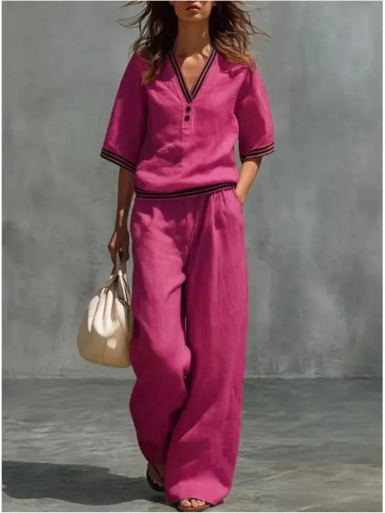 Conjunto Cloe - O queridinho em linho das style queens (tendência grega)